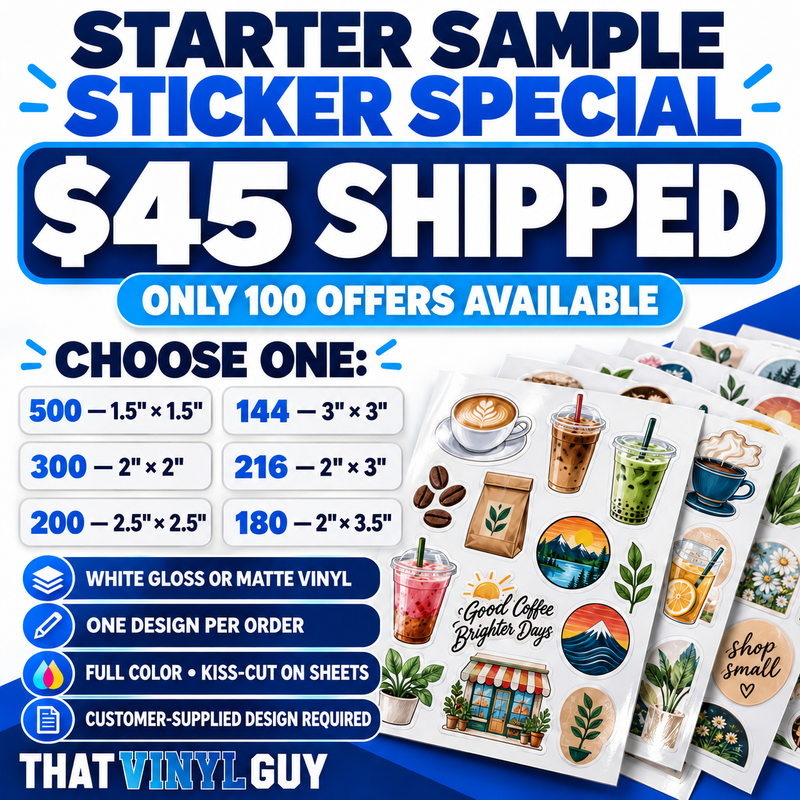 Starter Sample Sticker Special